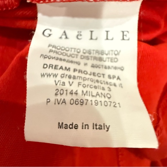 Gaëlle Paris Red Tank Top Size 1 - Picture 4 of 5